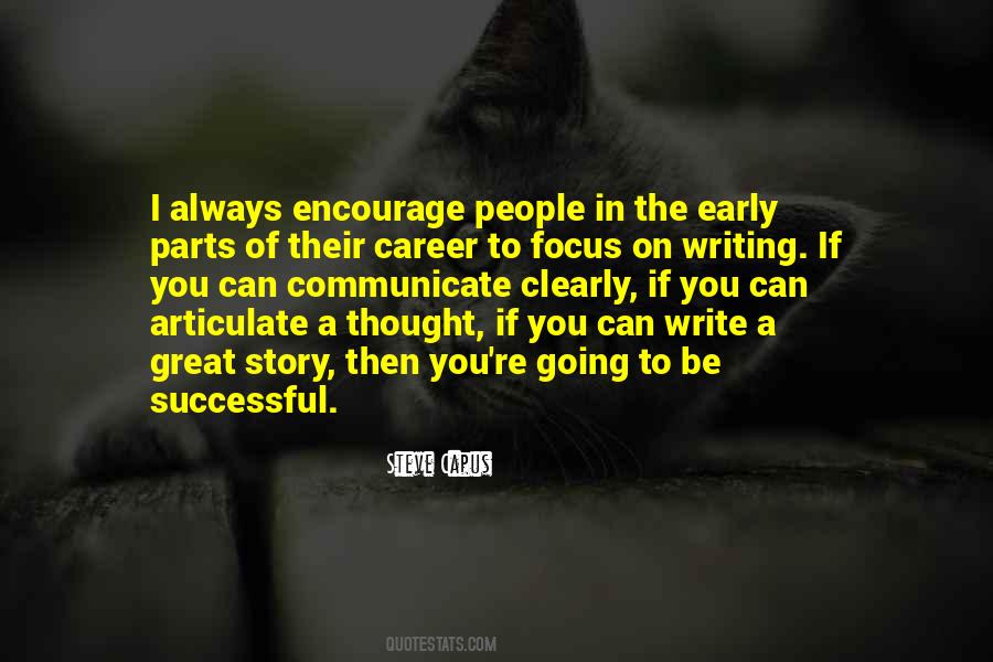 Focus On My Career Quotes #396467