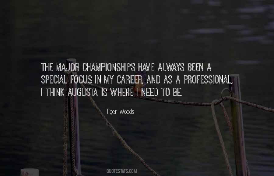 Focus On My Career Quotes #476414