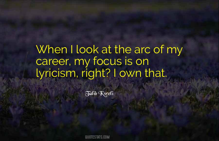 Focus On My Career Quotes #676379