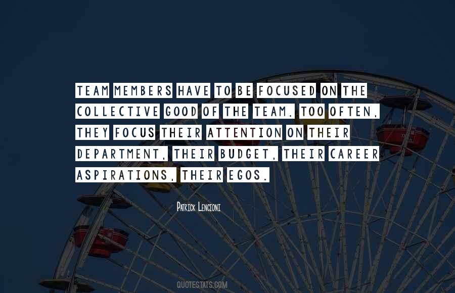 Focus On My Career Quotes #755744