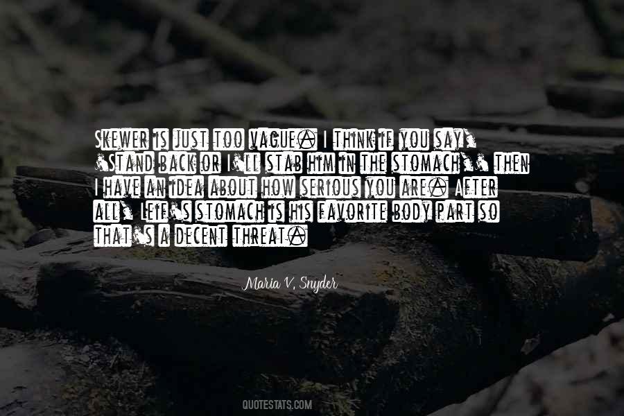 Stab Back Quotes #1090588