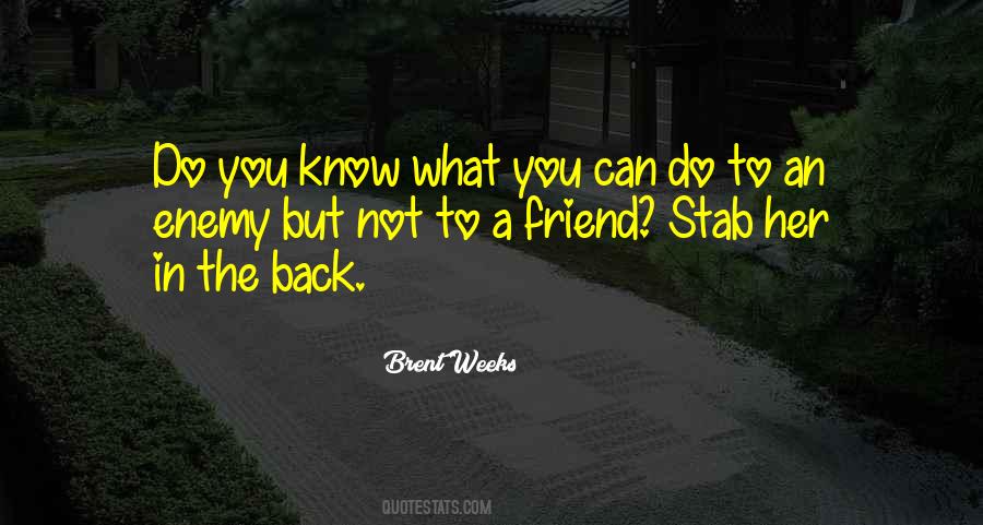 Stab Back Quotes #1176753
