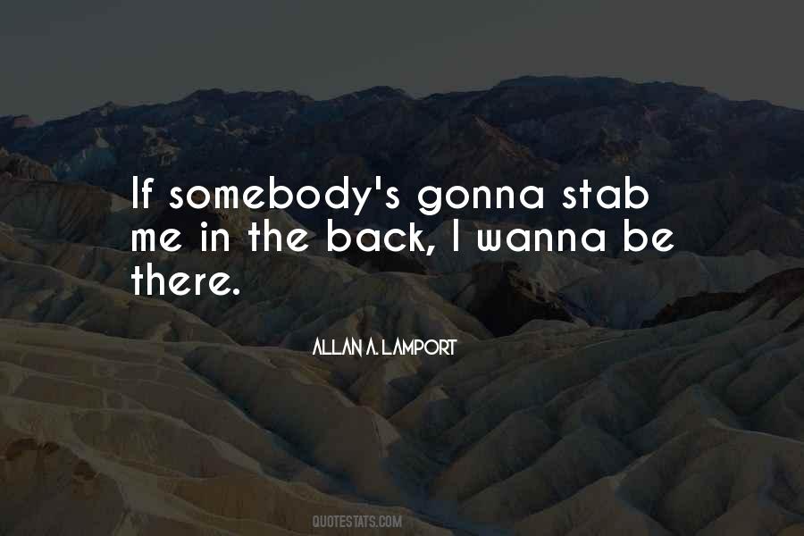 Stab Back Quotes #1299502