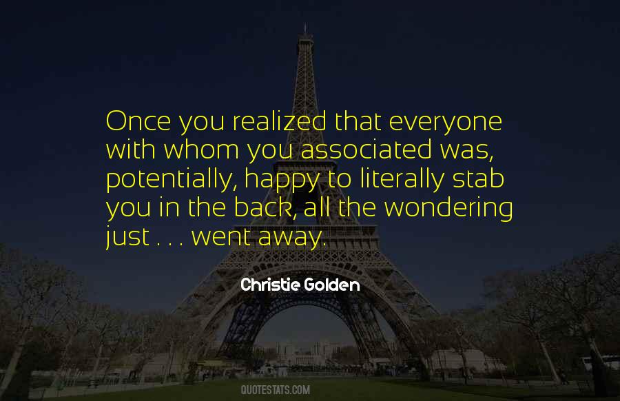 Stab Back Quotes #883921
