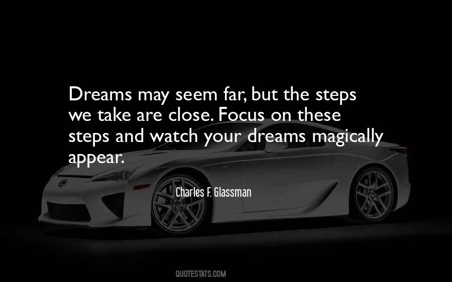 Focus On Your Dreams Quotes #1703199