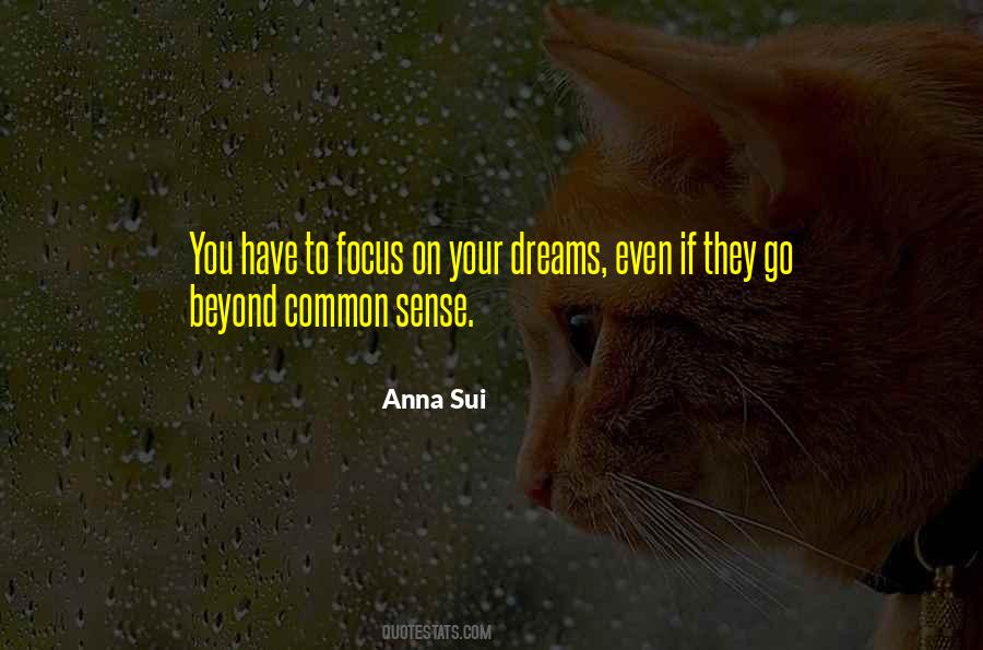 Focus On Your Dreams Quotes #346980