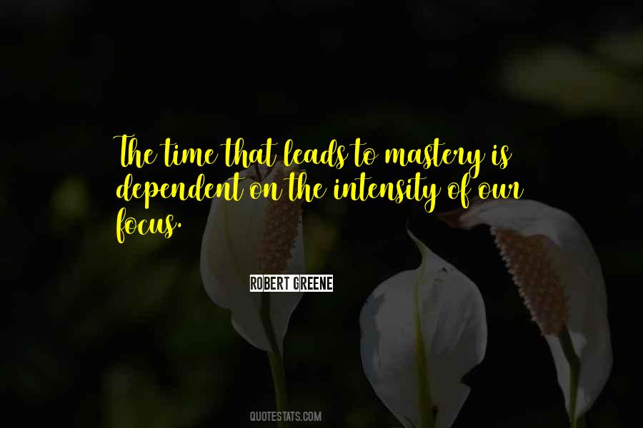 Focus One Thing Time Quotes #156612
