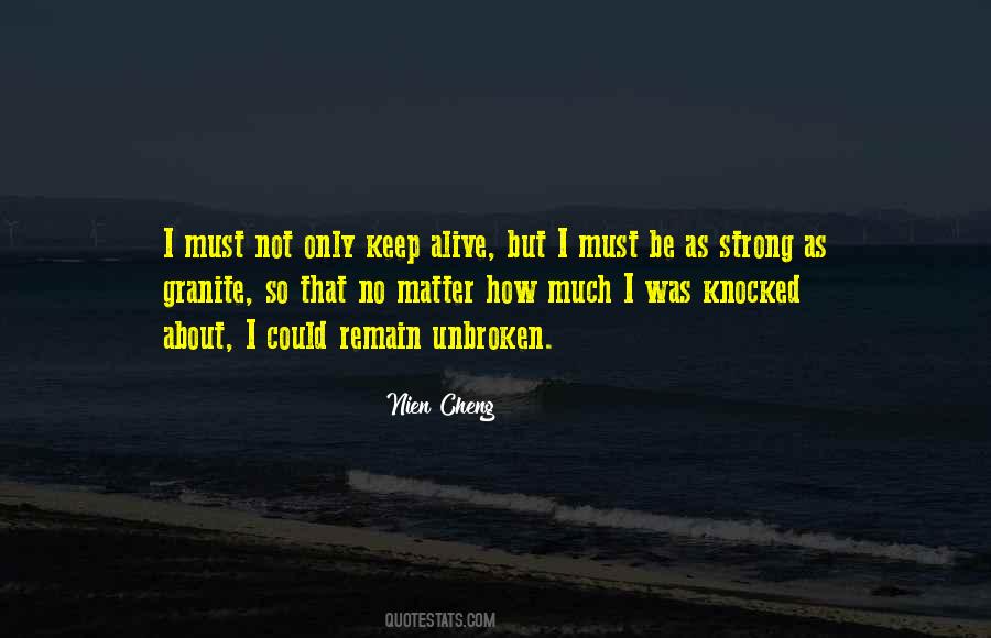 I Must Be Strong Quotes #753769