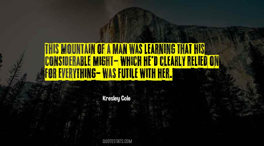 Man Mountain Quotes #510459