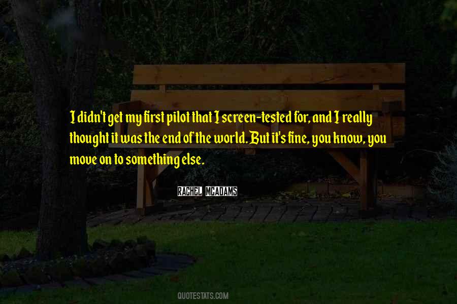 I Move On Quotes #127604