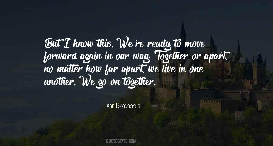 I Move On Quotes #53209