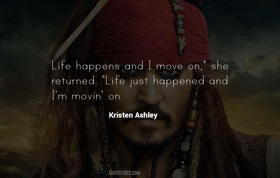 I Move On Quotes #579893