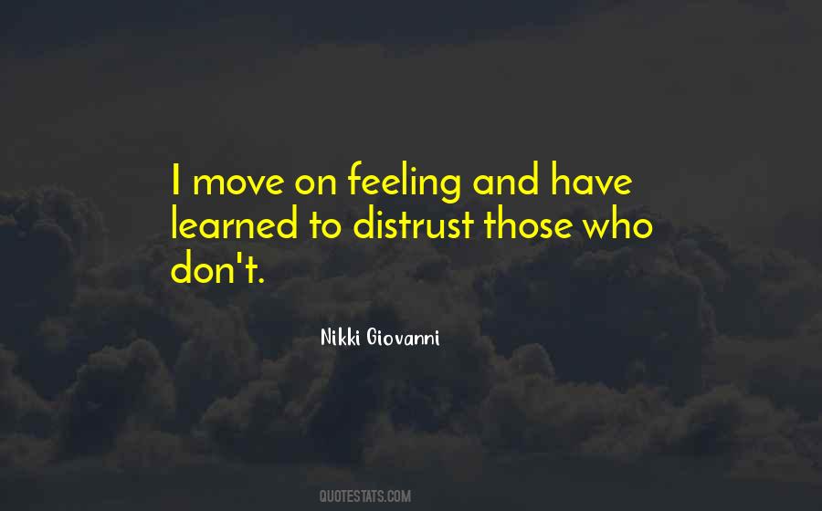 I Move On Quotes #604706