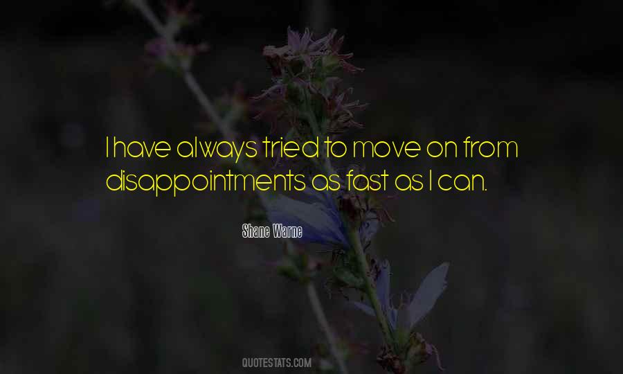 I Move On Quotes #80696