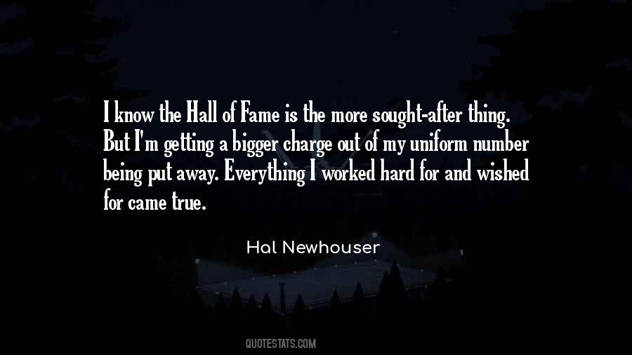 Quotes About The Hall Of Fame #1488612