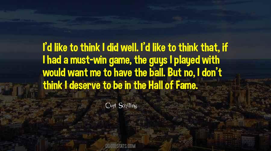 Quotes About The Hall Of Fame #861323