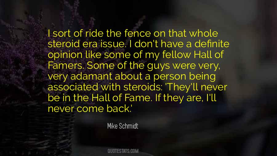 Quotes About The Hall Of Fame #976203