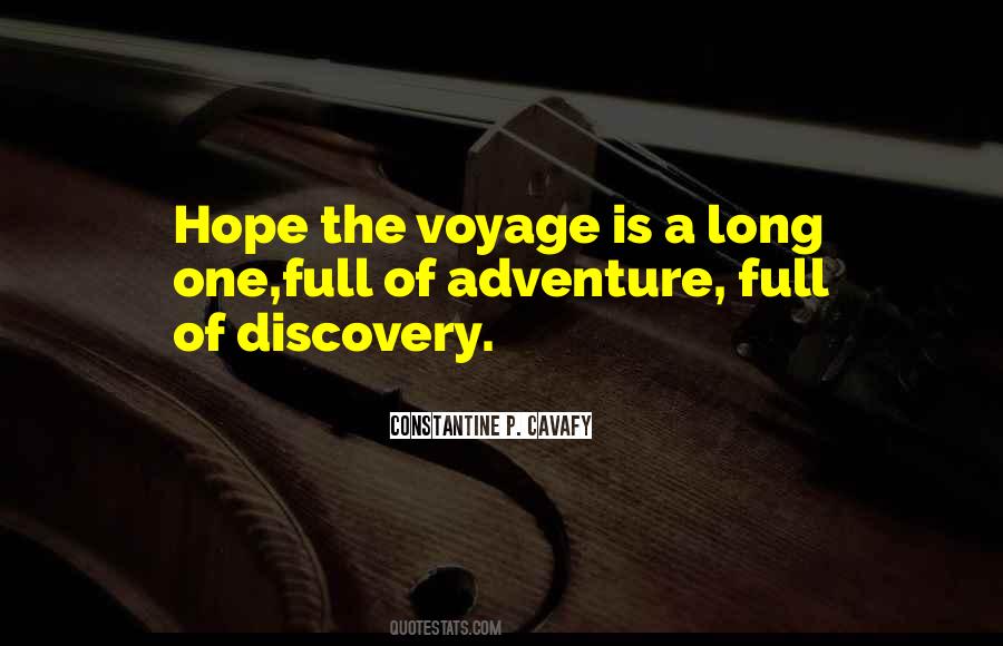 Long Adventure Quotes #1841853