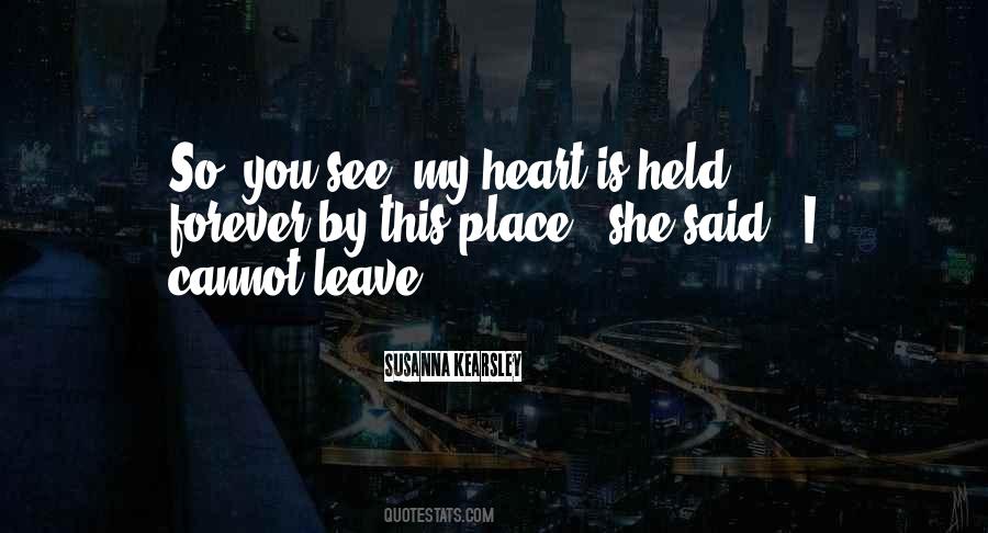 Place Heart Quotes #158637