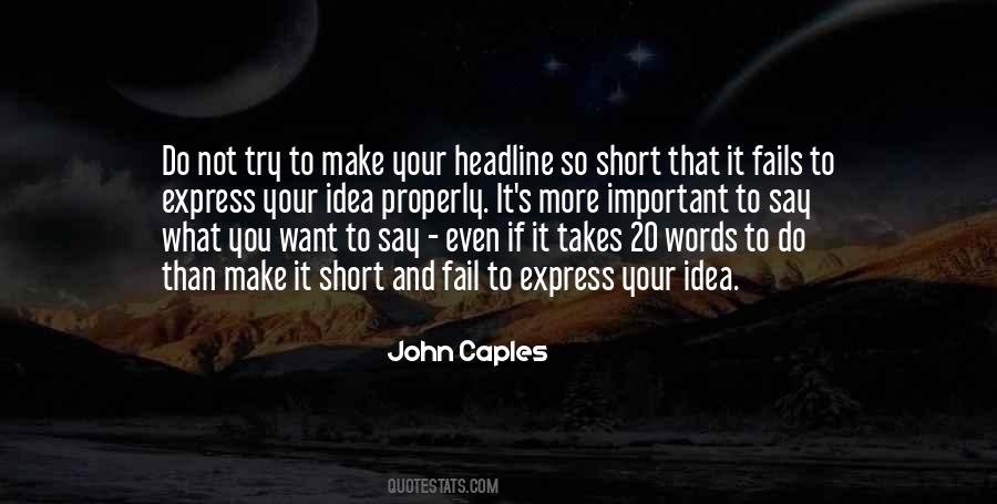If You Try And Fail Quotes #184724