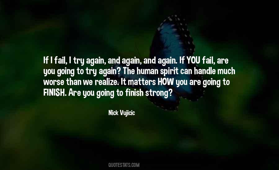 If You Try And Fail Quotes #819362