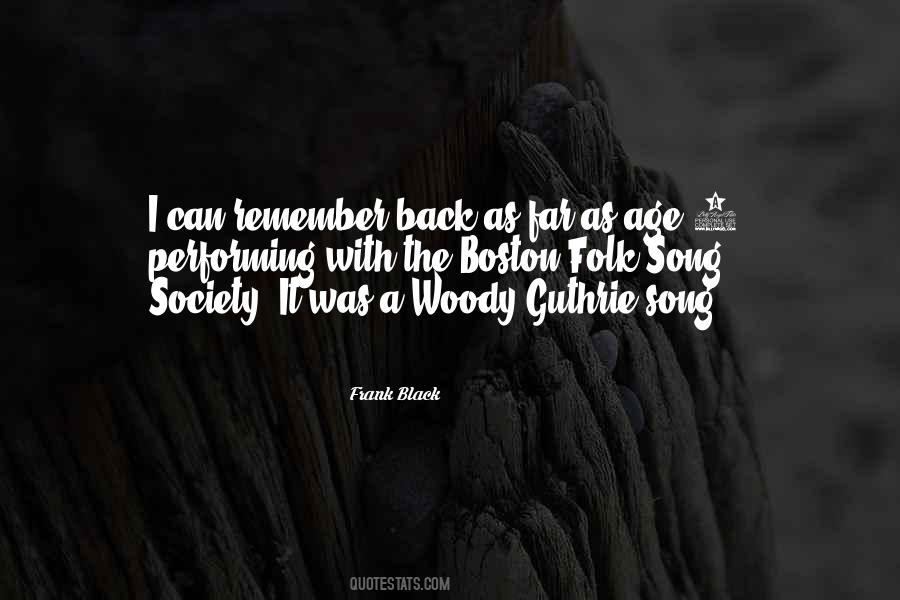 Folk Song Quotes #1265407