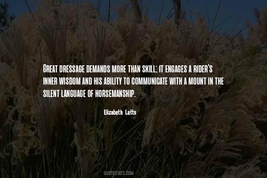 Dressage Rider Quotes #121949