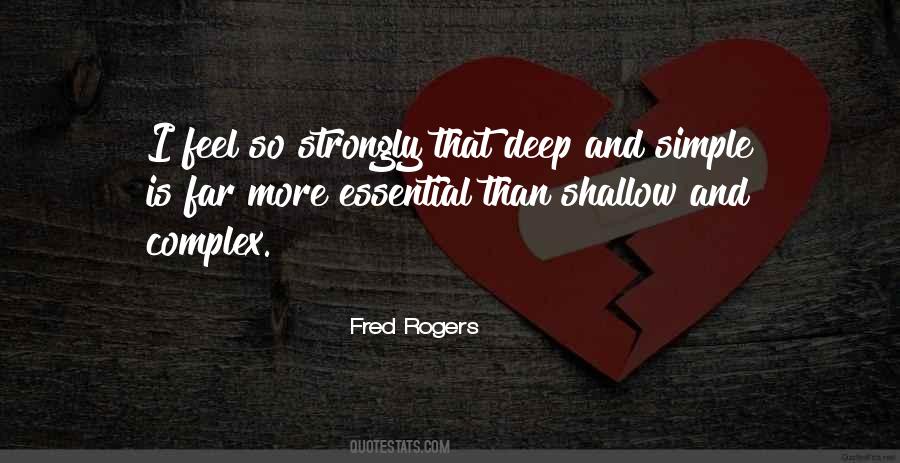 Simple And Deep Quotes #1319492