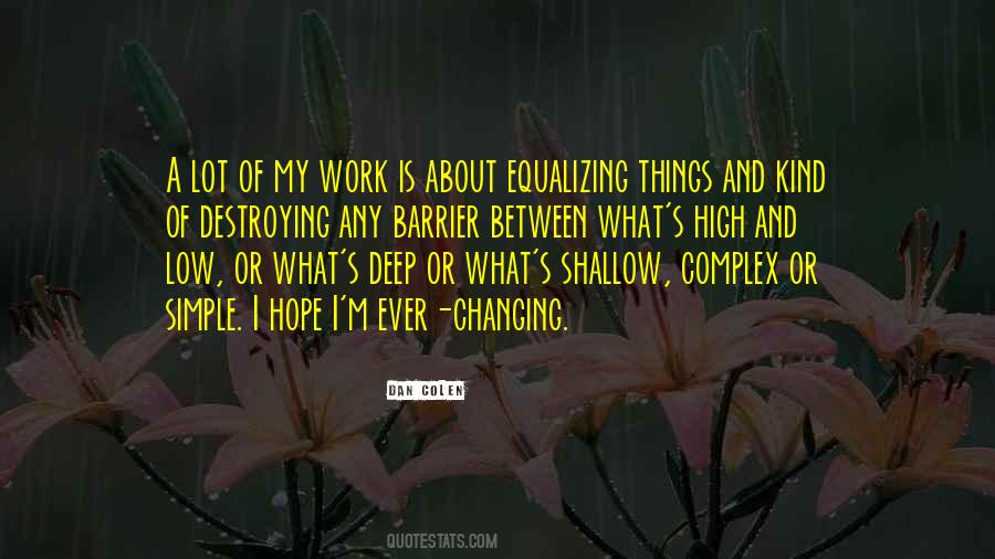 Simple And Deep Quotes #510593