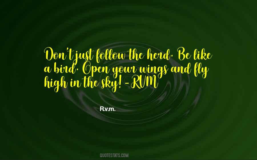 Follow The Herd Quotes #1139464