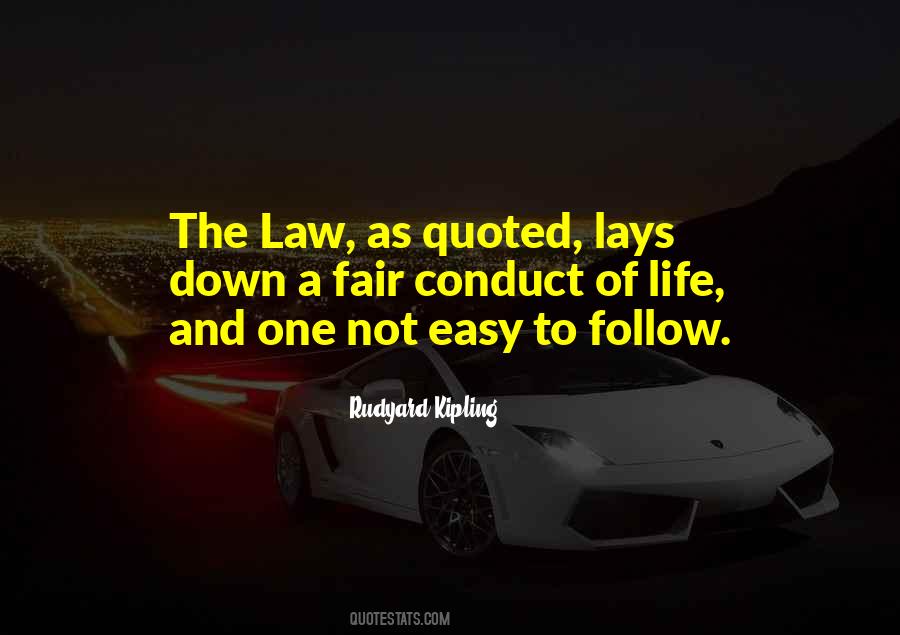 Follow The Law Quotes #1086573 Follow The Law Quotes #1086573