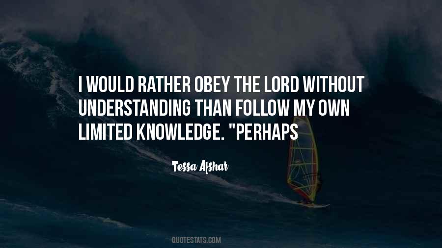 Follow The Lord Quotes #933753