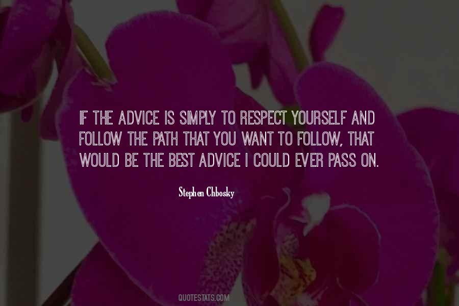 Follow The Path Quotes #15767