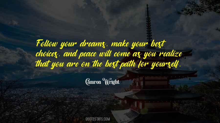 Follow The Path Quotes #220930
