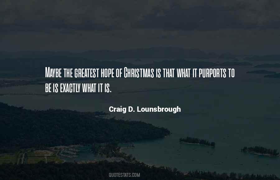 Quotes About Hope In Christmas #1482538