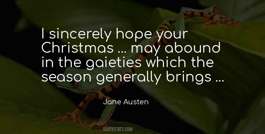 Quotes About Hope In Christmas #1605706