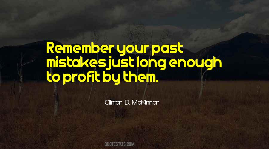 Mistakes Past Quotes #503940