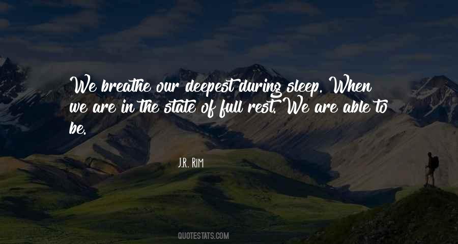 Sleep Rest Quotes #287262