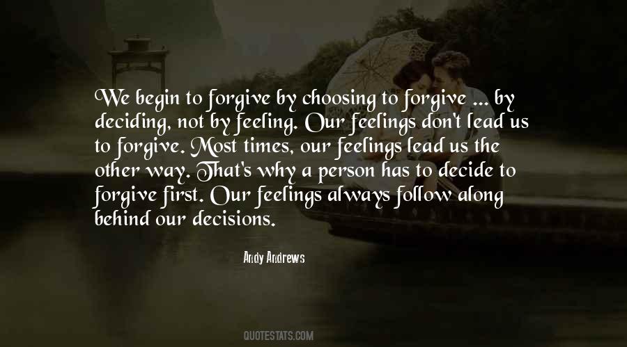 Follow Your Feelings Quotes #59193
