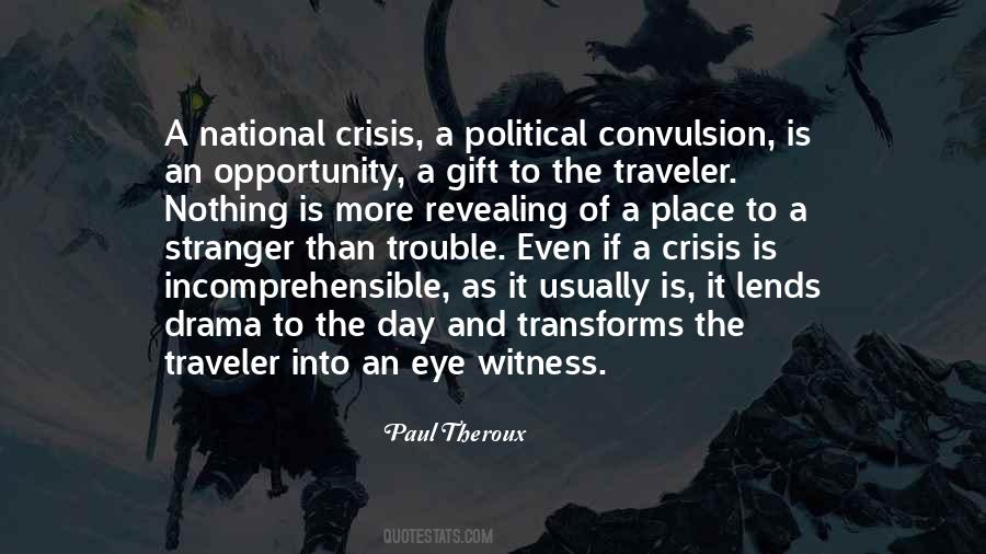 Political Crisis Quotes #886325