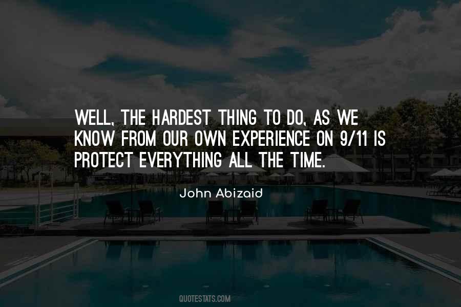 Own Experience Quotes #980595