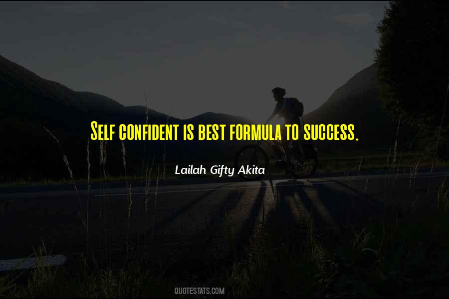 Formula To Success Quotes #1759704