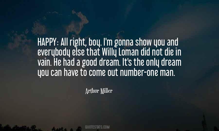 Man Dream Quotes #1666560