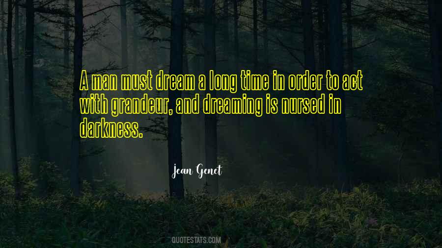 Man Dream Quotes #500727