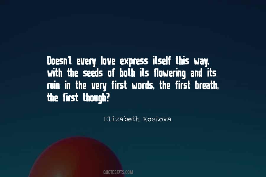 Love Breath Quotes #1118098