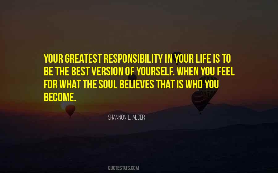 The Best Version Of Yourself Quotes #1354623