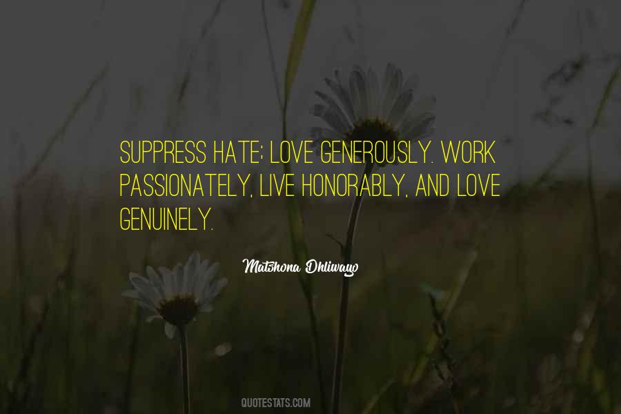 Quotes About Hate Work #265138