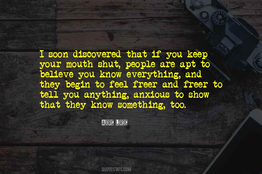 I Feel Anxious Quotes #753815