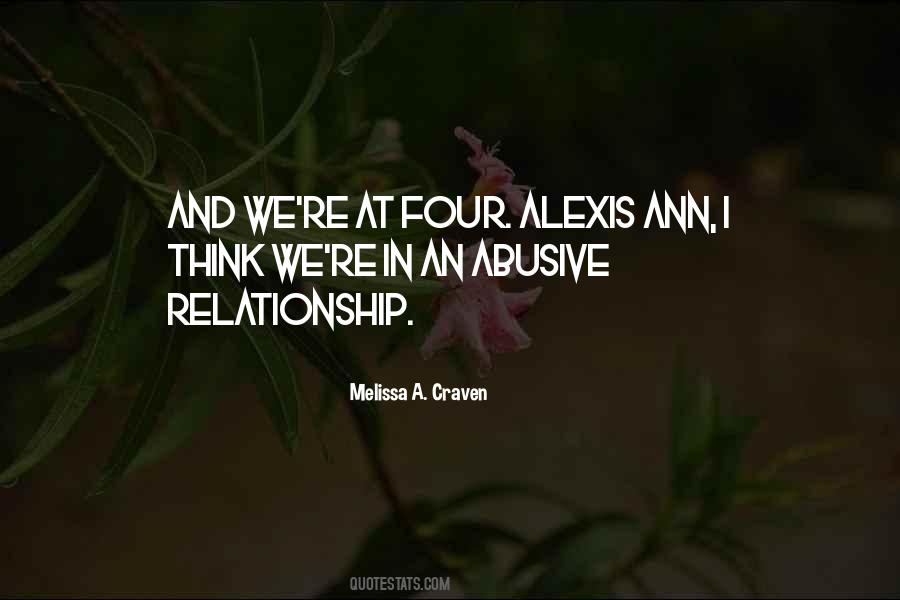 Quotes About An Abusive Relationship #1435466