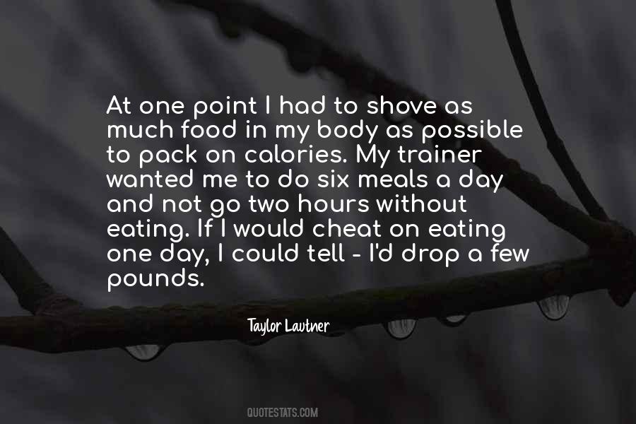 Food Calories Quotes #438654